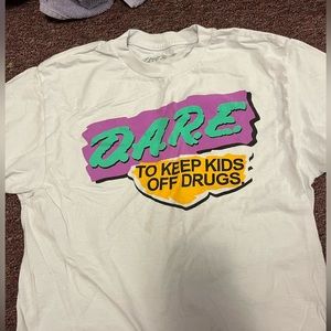women’s D.A.R.E. crop top size medium